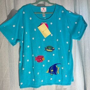 NWT Quacked Factory top 3X